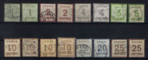 NDP OPD-Elsass/Lothringen, Mi 1 I - 7 I °, billigst ME 1.120€