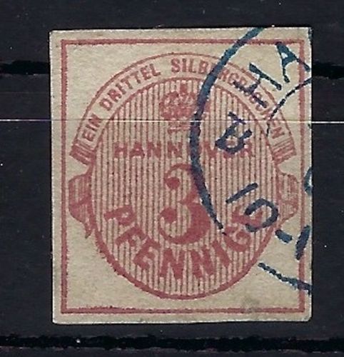 Hannover Mi 13b° vollrandig