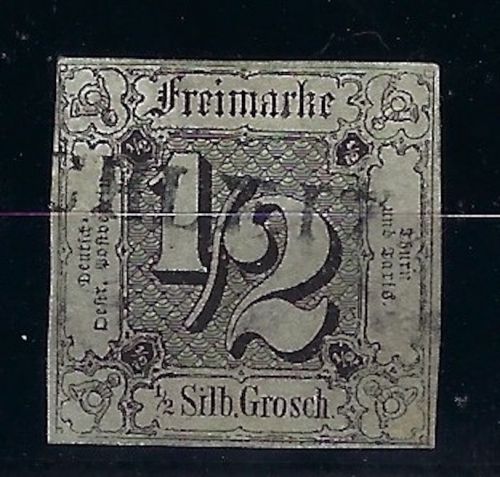 Thurn und Taxis Mi 3a mit L1 Schleiz