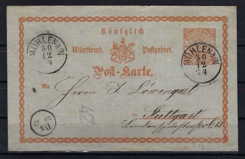 Württemberg P 13 mit K1 Mühlen nach Stuttgart