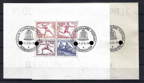 DR Block 5-6 mit ESSt Berlin fahrbares Postamt 1.8.36