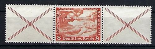 DR Wagner Zusammendruck W 52 ** einwandfrei und ungefaltet ME 250€