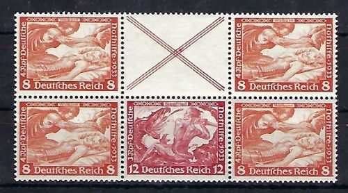 DR Wagner Zusammendruck W 54+58 ** einwandfrei und ungefaltet ME 320€