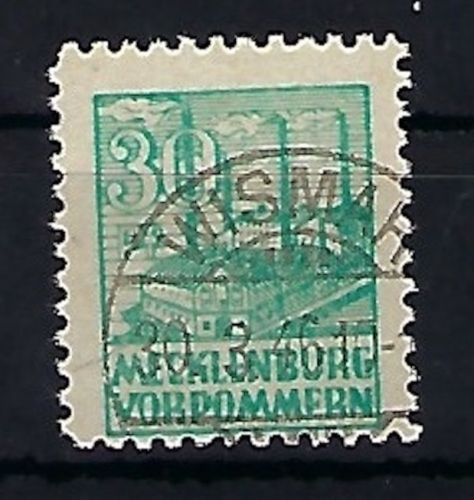 Mecklenburg Vorpommern, Mi 39 za °, gep. Kramp BPP