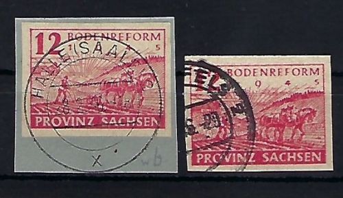 Prov. Sachsen, Mi 86 xb/xa je ° und gepr. Ströh/Dr. Jasch BPP, ME 280€