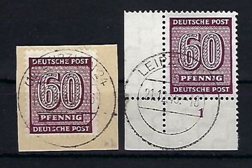 West Sachsen, Mi 137 X wa / b ° und epr. Ströh/Jasch BPP, ME 60€