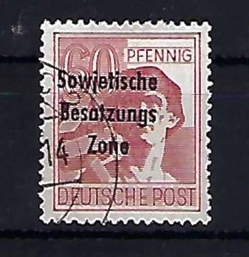 SBZ Mi 195 a ° gepr. Zierer BPP, ME 180€