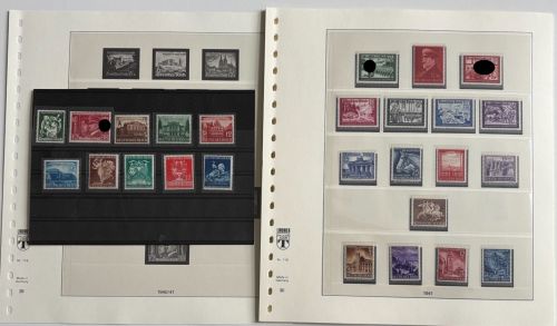 DR 1941-1945, postfrische Sammlung auf Lindner-Blättern, ME 480€