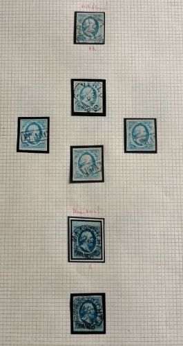 Niederlande, Spezialsammlung aus Mi 4-6 °/Briefe