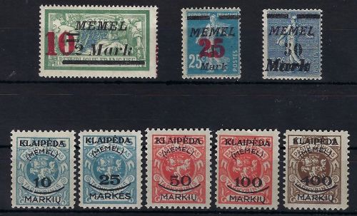 Memel Mi 121 - 128 **, ME 170