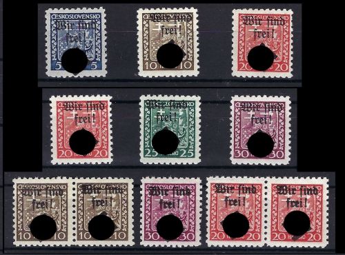 Sudetenland / Mährisch Ostrau Mi 1 - 5** und weitere