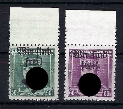 Sudetenland / Mährisch Ostrau Mi 7+8 OR ** einwandfrei, gep. Mahr BPP