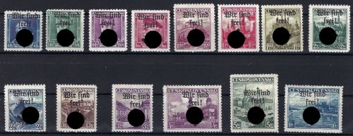 Sudetenland / Mährisch Ostrau Mi 6-19 * mit Gummi, gep. Brunel BPP