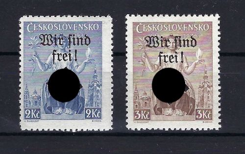 Sudetenland / Mährisch Ostrau Mi 30-31 * mit Gummi