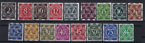 P) Bizone Mi 52-68II**, bis auf Mi 58, 63, 65 gp. Schlegel BPP ME 800€