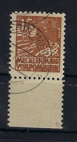 Meckl. Vorpommern 37 yc °(ex Viererblock), FA-Kopie Kramp BPP, ME 350€