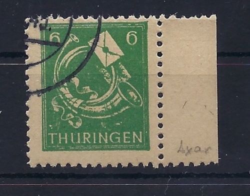 Thüringen Mi 95 AX ar ° (ex Viererbl.) FA-Kopie Dr. Jasch BPP, ME 370€
