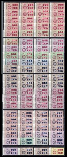DDR Dienst Laufkontrollzettel Mi 31-45 ** einwandfrei, 84 Werte