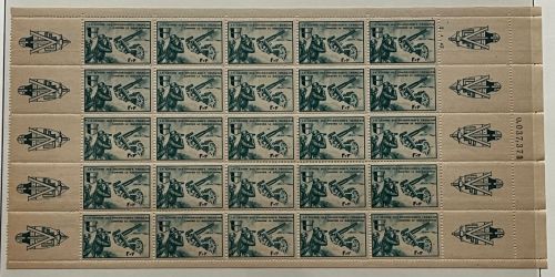 P) Deutsche Besetzung Frankreich / Privatausgabe Mi VII Bogen **