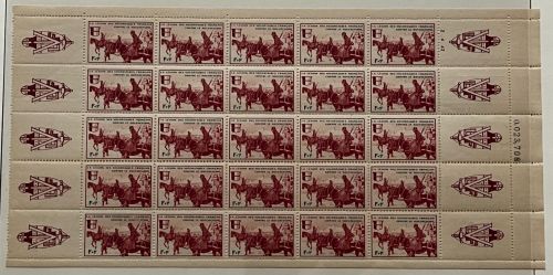 P) Deutsche Besetzung Frankreich / Privatausgabe Mi VIII Bogen **