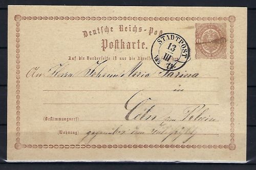 DR P1 mit K2 Stadtpost DD n. Köln, ungewöhnliche Dresdner Entwertung