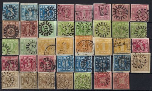 Bayern gest. Partie aus Mi 2I - 13, dabei 3mal 2 I, 2mal 13, ME 1.630€
