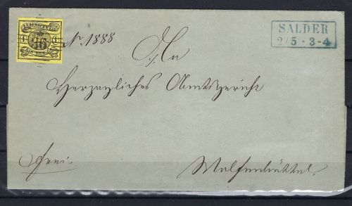 P) Braunschweig Mi 11A EF traumhafter Beleg mit FFA Lange BPP