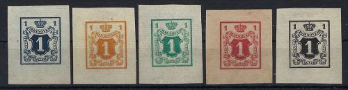 P) Hannover Privatdrucke Lechte 33 a-e, Nachlass Senator Culemann