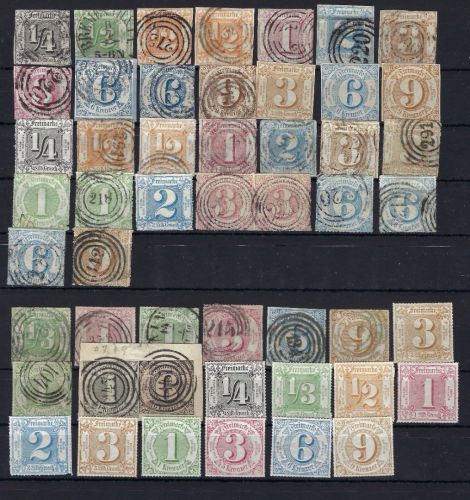 Thurn und Taxis Lot aus Mi 35 - 54 °/**/*, ME 2.000€