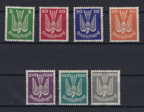 DR Flugpost Mi 344 - 350 ** (350 gep. Schlegel BPP, ME 1.500€