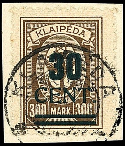 C) Memel Mi 236 I ° gep. Dr. Petersen BPP, ME 1.600€