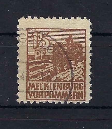 Meckl. Vorpommern Mi 37 yd ° gepr. Kramp BPP, ME 350€