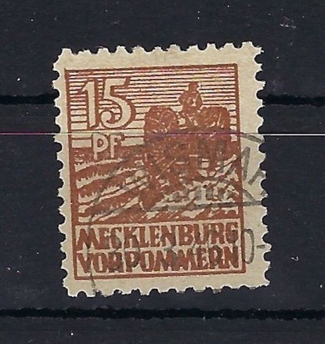 Meckl. Vorpommern Mi 37 za ° BBP geprüft, ME 350€