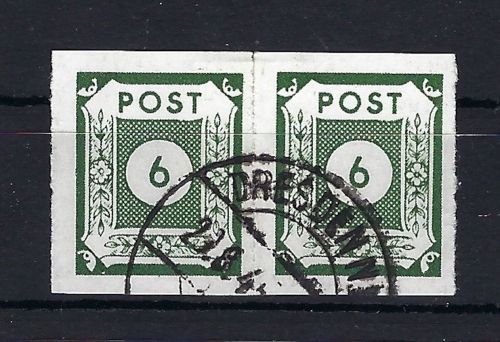 Ost Sachsen Mi 43 BI avw ° Paar, gepr. Ströh BPP, ME 300€