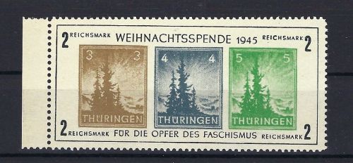 Thüringen Block 1x a ** Typ I, ME 450€