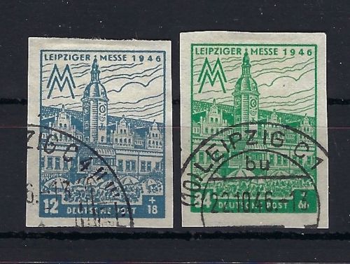 West Sachsen Mi 163 Xb, 165 Xb je ° und gepr. BPP, ME 200€