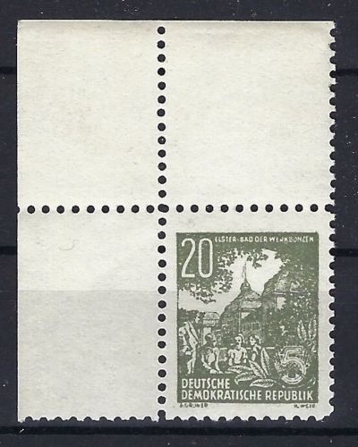 DDR Propagandafälschung PFä Mi 10 ** Ecke OL, einwandfrei, ME 110€