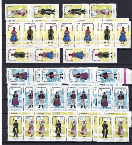 C) DDR Trachten 1964, komplette ZD Garnitur ** einwandfrei, ME 650€