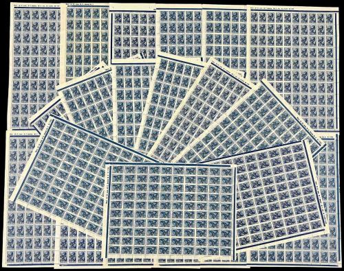 P) Lettland Mi 5 (2100), 21 Bögen postfrisch, ME 8.400€
