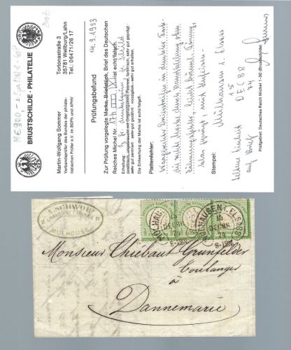 DR Mi 17b 3er-Str. MeF, Hufeisenst. Mühlhausen Elsass n. Dammerkirch