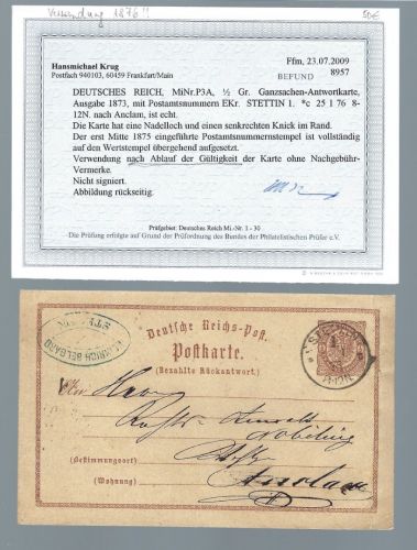 DR GA P3 A Stettin-Anclam, Verwendung nach der Gültigkeit, Befund BPP