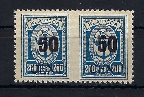 Memel Mi 197 Ums * mit Falz, ME 80€