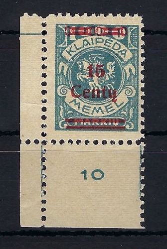 Memel Mi 213 I **, gep. Petersen BPP, ME 500€, Mängel