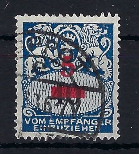 Danzig Portomarken, Mi 40 I °, gepr. Dr. Oechsner BPP, ME 650€