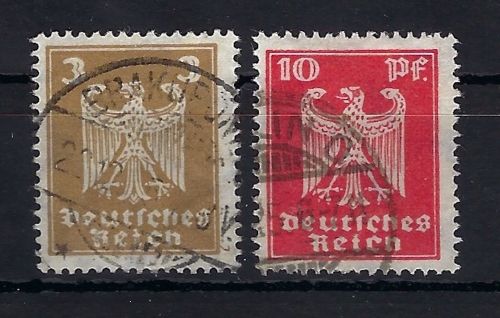 DR Mi 355Y° gep. Peschl BPP + 357 Y °, ME 65€