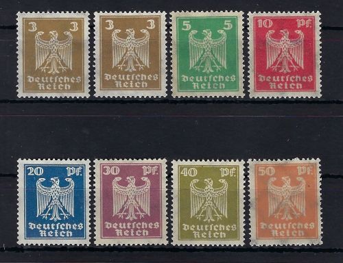 DR Mi 355-361 ** in Luxus Qualität, ME 350€