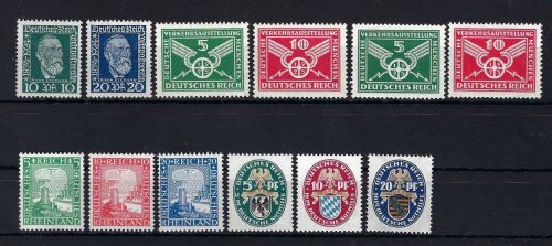 DR Mi 368-377 **, ME 243€