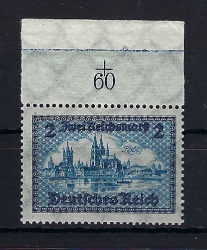 DR Mi 440 ** mit Passerkreuz im Oberrand , ME 150€