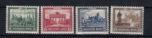DR Iposta 1930, Mi 446-449 ** (aus Block ), gep. Schlegel BPP, ME 440€