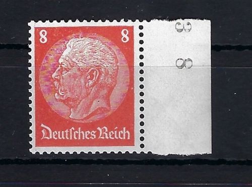 DR Hindeburgmedaillon, Mi 485 ** mit PF I (offenes D), ME 60€